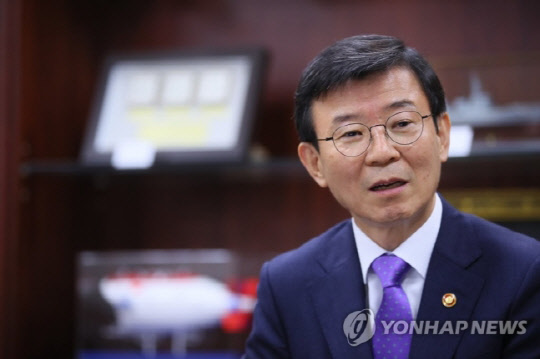 문성혁 해양수산부 장관   [연합뉴스]